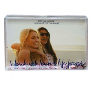  - Dikdörtgen 10x15 cm Kar Küresi - Mor Simli (1)