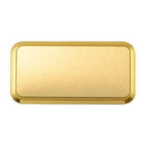- Dikdörtgen Metal Yaka İsimliği (altın) 6x3,2 cm (1)  - Dikdörtgen Metal Yaka İsimliği (altın) 6x3,2 cm (1)