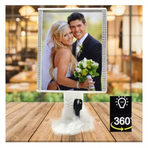  - Dönen Ledli Abajur Çerçeve (smokin)