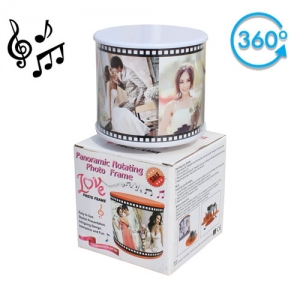  - Dönen Müzikli Kurmalı Mini Silindir Çerçeve