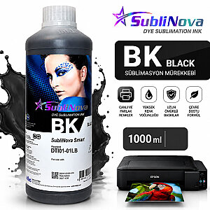 Inktec Sublinova Sublimasyon Mürekkebi - 1000 ml / Siyah (1)