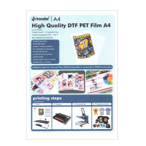 - İ Transfer A4 DTF Pet Film - 100 adet  - İ Transfer A4 DTF Pet Film - 100 adet