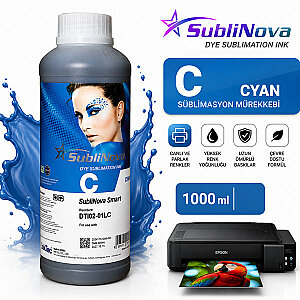 Inktec Sublinova Sublimasyon Mürekkebi - 1000 ml / Mavi (1)
