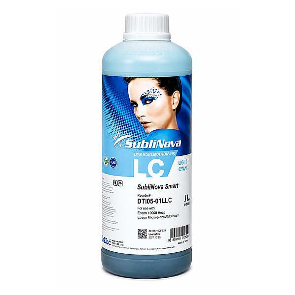 Inktec Sublinova Sublimasyon Mürekkebi - 1000 ml / Açık Mavi - 1