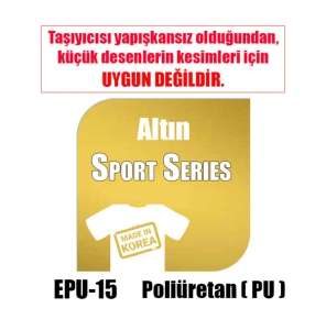 Eco Altın PU Tekstil Transfer Folyosu - 51 cm x 1 metre (1)