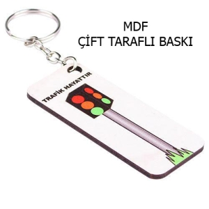 - Eko.MDF Çift Taraflı Anahtarlık - Dikdörtgen  - Eko.MDF Çift Taraflı Anahtarlık - Dikdörtgen