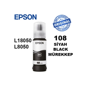 Epson - EPSON 108 Orijinal Siyah Mürekkep 70 ml (1) Epson - EPSON 108 Orijinal Siyah Mürekkep 70 ml (1)
