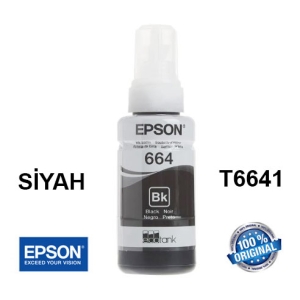 Epson - EPSON T6641 Orijinal Siyah Mürekkep (1) Epson - EPSON T6641 Orijinal Siyah Mürekkep (1)