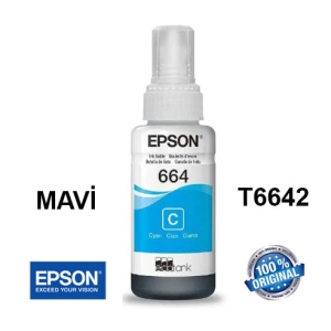 Epson - EPSON T6642 Orijinal Mavi Mürekkep (1) Epson - EPSON T6642 Orijinal Mavi Mürekkep (1)