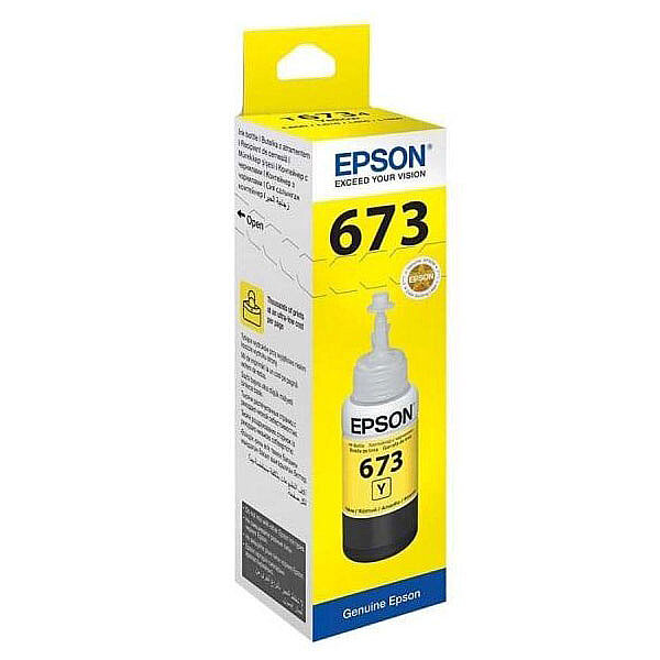 EPSON T6734 Orijinal Sarı Mürekkep - 1