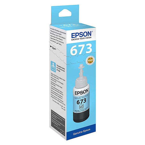 EPSON T6735 Orijinal Açık Mavi Mürekkep - 1