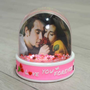  - Love Fotoğraflı Kar Küresi (1)