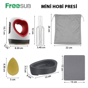 Freesub Mini Hobi Transfer Baskı Presi - 4
