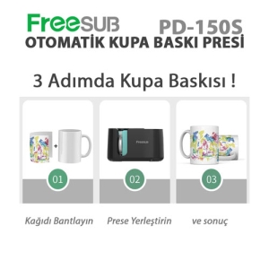 - Freesub Otomatik Kupa Baskı Presi (1)  - Freesub Otomatik Kupa Baskı Presi (1)