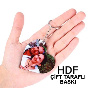- HDF Çift Taraflı Anahtarlık - Kalp  - HDF Çift Taraflı Anahtarlık - Kalp