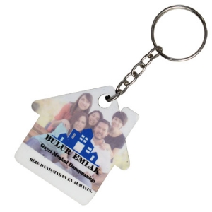 HDF Çift Taraflı Anahtarlık - Ev - 3