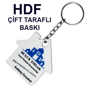 - HDF Çift Taraflı Anahtarlık - Ev (1)  - HDF Çift Taraflı Anahtarlık - Ev (1)