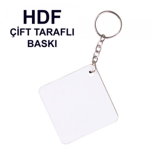- HDF Çift Taraflı Anahtarlık - Kare (1)  - HDF Çift Taraflı Anahtarlık - Kare (1)