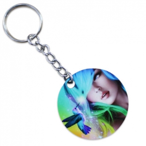 HDF Çift  Taraflı Anahtarlık - Yuvarlak - 4