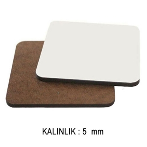 - HDF Kare Bardak Altlığı 5 mm - Tek Taraflı  - HDF Kare Bardak Altlığı 5 mm - Tek Taraflı