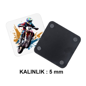  - HDF Kare Bardak Altlığı 5 mm - Tek Taraflı