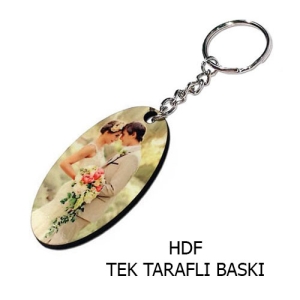 - HDF Tek Taraflı Anahtarlık - Oval  - HDF Tek Taraflı Anahtarlık - Oval