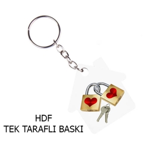 - HDF Tek Taraflı Anahtarlık - Ev  - HDF Tek Taraflı Anahtarlık - Ev