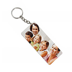 HDF Tek Taraflı Anahtarlık 3x6 cm - Dikdörtgen - 3