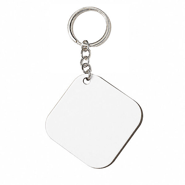 HDF Tek Taraflı Anahtarlık 5x5 cm - Kare - 1