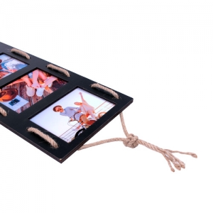  - İp Örgülü Ahşap Film Şeridi Fotoğraf Çerçevesi (1)