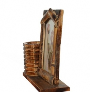  - Kalemlik Ev Bambu Çerçeve (1)