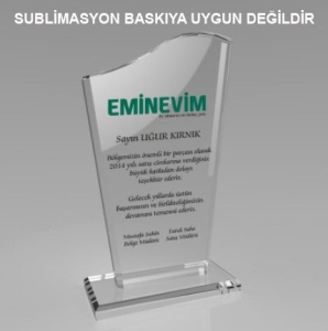- Kaplamasız Kristal Plaket 1003  - Kaplamasız Kristal Plaket 1003