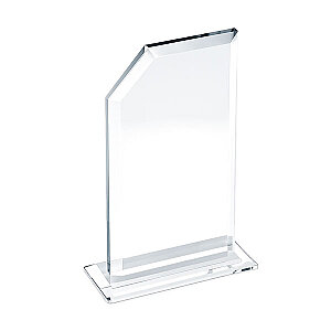 Kaplamasız Şeffaf Kristal Plaket 1015