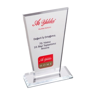 - Kaplamasız Kristal Plaket 1016  - Kaplamasız Kristal Plaket 1016