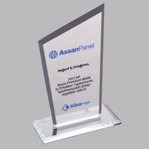 - Kaplamasız Kristal Plaket 1025 (1)  - Kaplamasız Kristal Plaket 1025 (1)