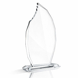 Kaplamasız Şeffaf Kristal Plaket 203