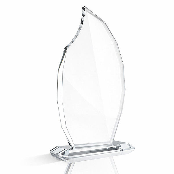 Kaplamasız Şeffaf Kristal Plaket 203 - 1