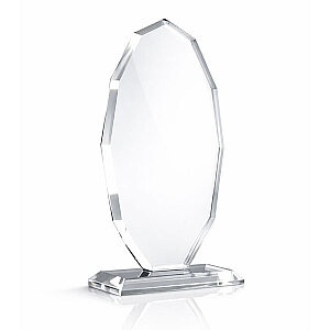 Kaplamasız Şeffaf Kristal Plaket 201