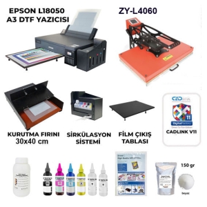 - Komple A3 DTF Tekstil Baskı Seti (CADLink) (1)  - Komple A3 DTF Tekstil Baskı Seti (CADLink) (1)