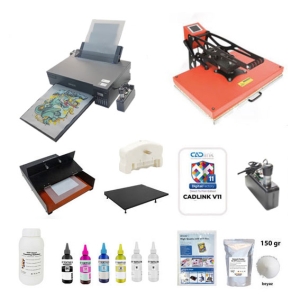 - Komple A3 DTF Tekstil Baskı Seti (CADLink)  - Komple A3 DTF Tekstil Baskı Seti (CADLink)
