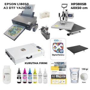  - Komple A3 DTF Tekstil Baskı Seti (CADLink) (1)