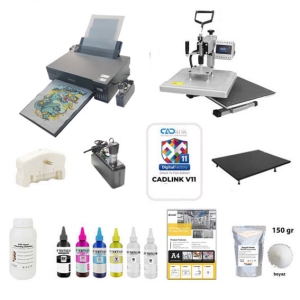  - DTF Tekstil Baskı Seti A4 (CADLink)