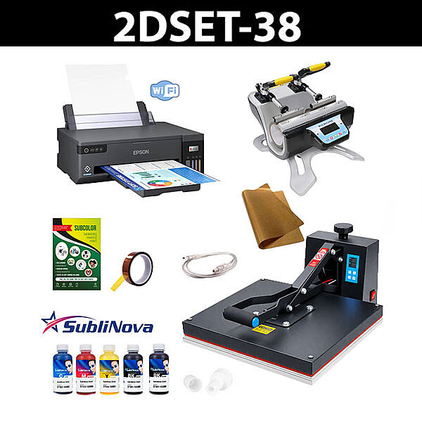 Komple Sublimasyon Baskı Sistemi A3 (ZY-H4050+Epson L11050+ST210) - 2