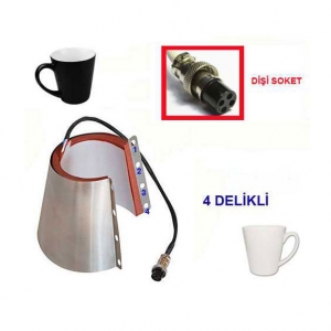 - Konik Kupa Presi Rezistansı ( 4 delikli / dişi soketli)  - Konik Kupa Presi Rezistansı ( 4 delikli / dişi soketli)