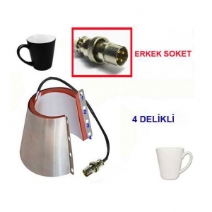 - Konik Kupa Presi Rezistansı ( 4 delikli / erkek soketli)  - Konik Kupa Presi Rezistansı ( 4 delikli / erkek soketli)