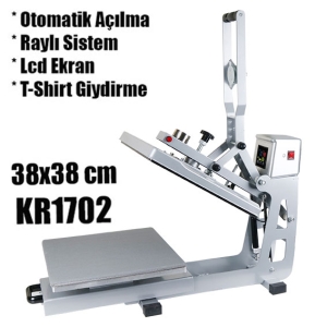 - Otomatik Transfer Baskı Presi 38x38 cm (1)  - Otomatik Transfer Baskı Presi 38x38 cm (1)