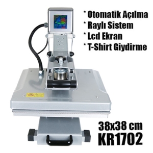 Otomatik Transfer Baskı Presi 38x38 cm - 3