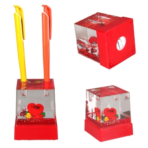 - Işıklı Müzikli Kalemlik Küp Kar Küresi (1)  - Işıklı Müzikli Kalemlik Küp Kar Küresi (1)