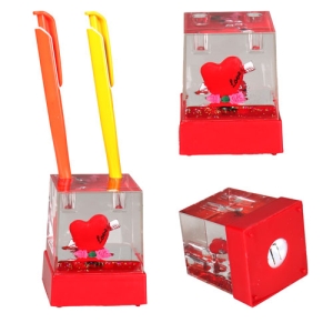 - Işıklı Müzikli Kalemlik Küp Kar Küresi (1)  - Işıklı Müzikli Kalemlik Küp Kar Küresi (1)