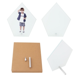 - Sublimasyon Cam Plaket 19x15 cm -Beyaz Kaplamalı (1)  - Sublimasyon Cam Plaket 19x15 cm -Beyaz Kaplamalı (1)